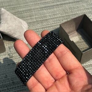 GORGEOUS🤩Daniel Swarovski bracelet, DESTINATION collection,Jet Black.RARE.BNIB.